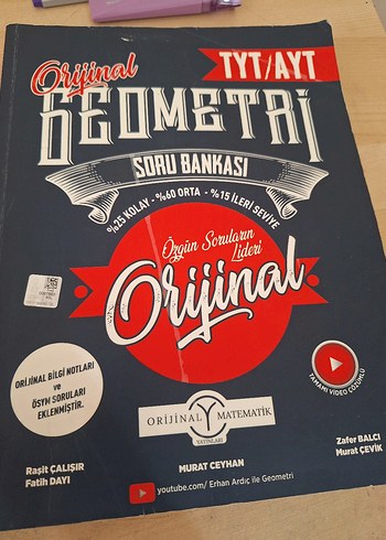 TYT geometri Orijinal Soru Bankası - Görsel 2