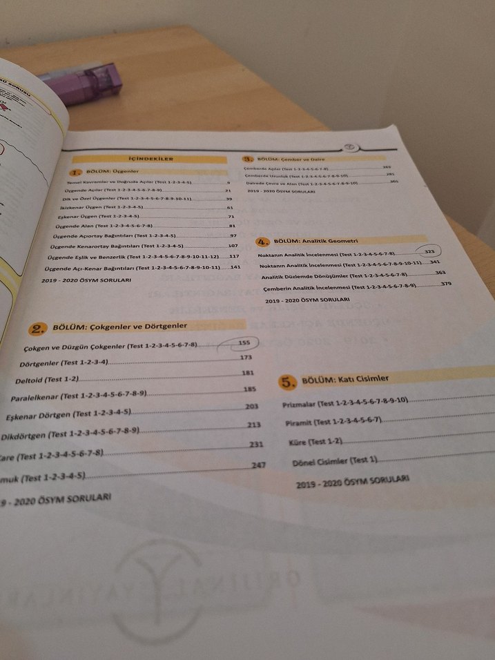 TYT geometri Orijinal Soru Bankası - Görsel 3