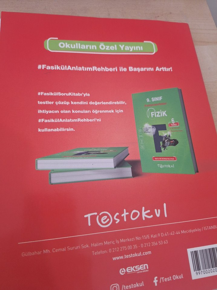 9. Sınıf Fizik Sınav Hazırlık Kitabı - Görsel 2