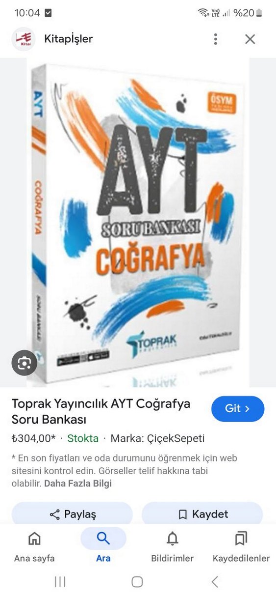 AYT Coğrafya Soru Bankası - Görsel 5