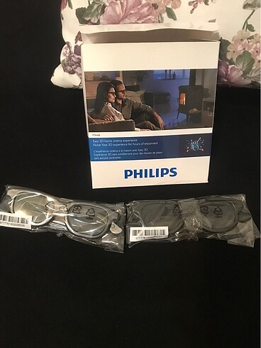 Philips 3 d gözlük yeni