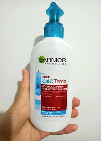 Garnier yüz temizleme jeli