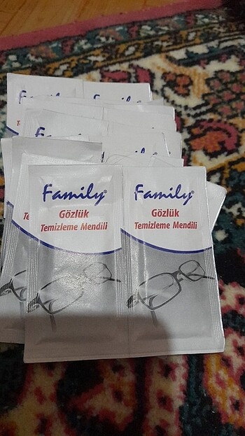 Family gözlük temizleme mendili