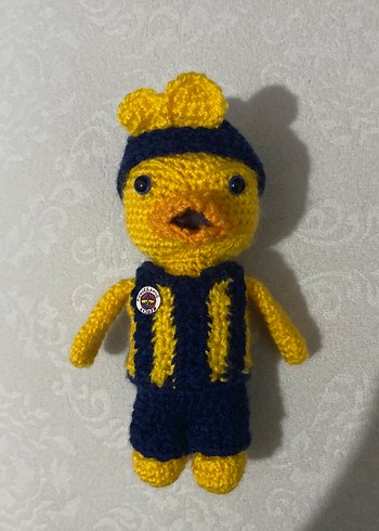 Sarı Renkli Örgü Fenerbahçe Oyuncak