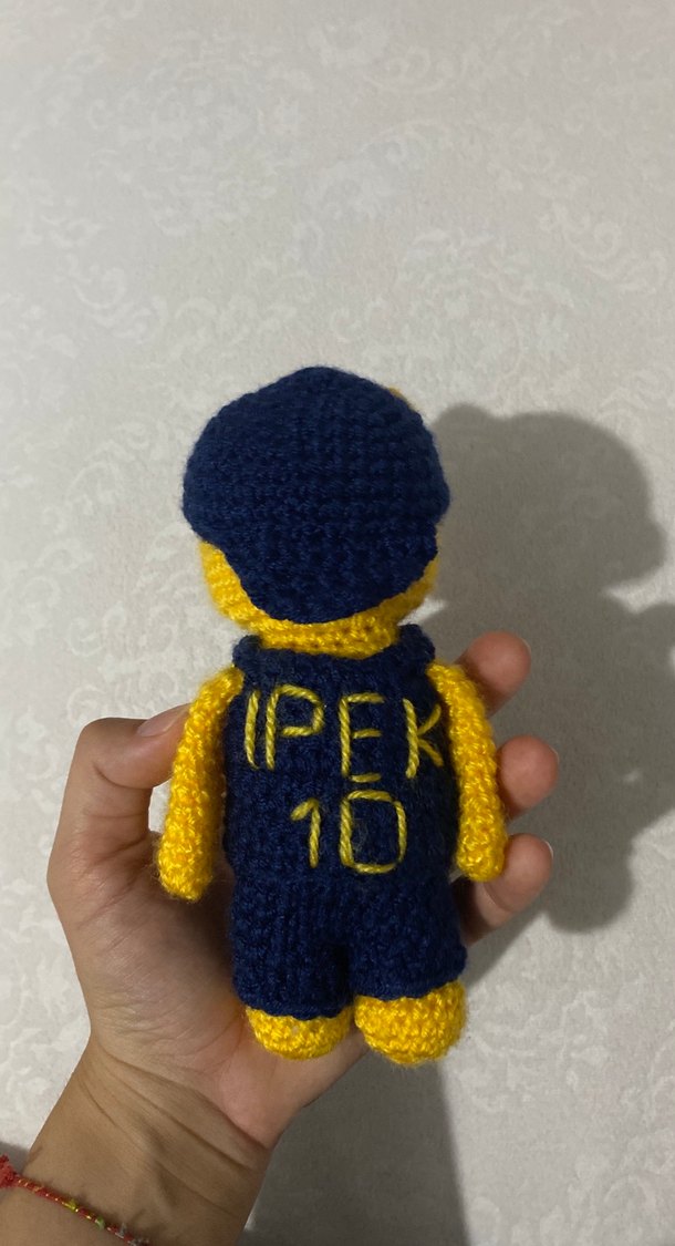 Sarı Renkli Örgü Fenerbahçe Oyuncak - Görsel 3