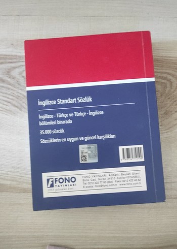 FONO İngilizce-Türkçe Standart Sözlük - Görsel 2