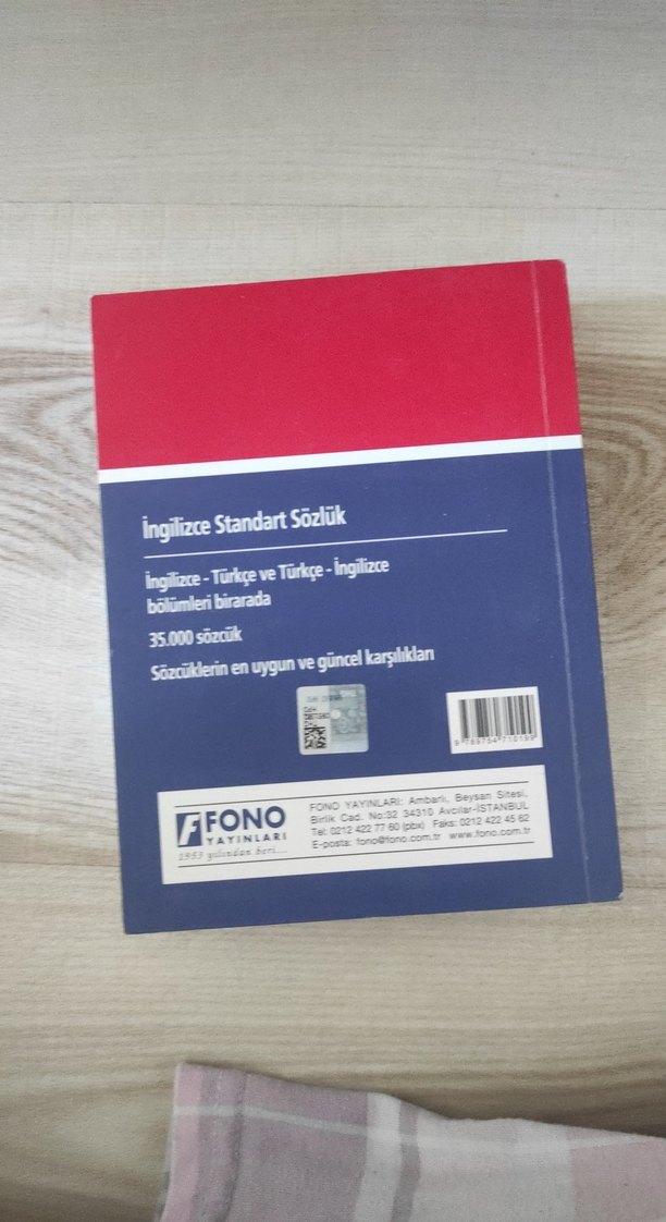 FONO İngilizce-Türkçe Standart Sözlük - Görsel 2