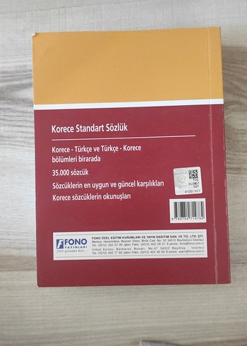 Fono Korece-Türkçe Standart Sözlük - Görsel 2