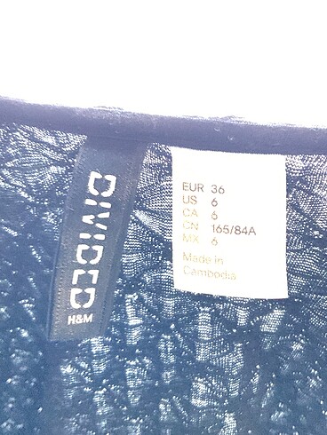36 Beden siyah Renk H&M Kısa Elbise %70 İndirimli.