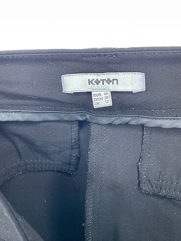 40 Beden siyah Renk Koton Kumaş Pantolon %70 İndirimli.