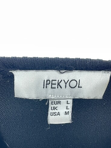 l Beden siyah Renk ipekyol Kazak / Triko %70 İndirimli.