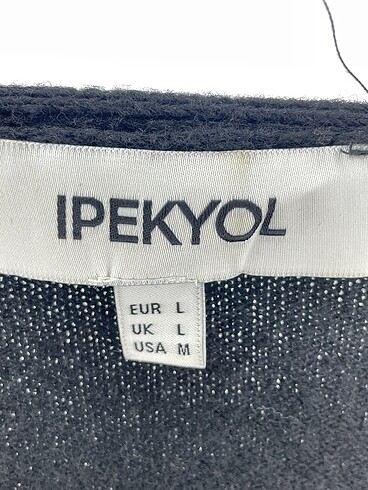 l Beden siyah Renk ipekyol Hırka %70 İndirimli.