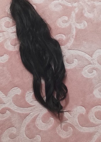 koyu kahve takma saç - Görsel 3