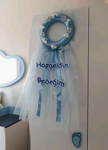  Beden Bebek Kapı Süsü