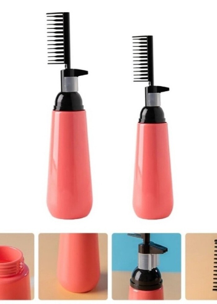 Taraklı Saç Bakım Şişesi - Boyama - Görsel 2