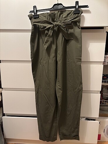 Zara Haki Kumaş Pantolon