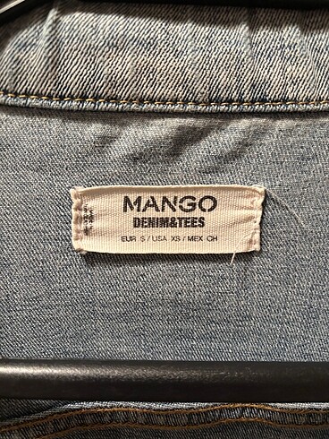 s Beden Mango Kot Jean Ceket