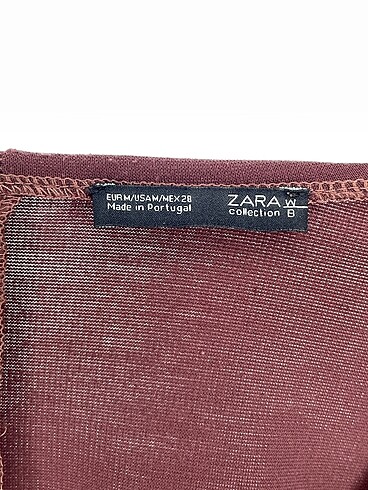 m Beden bordo Renk Zara Kısa Elbise p İndirimli.