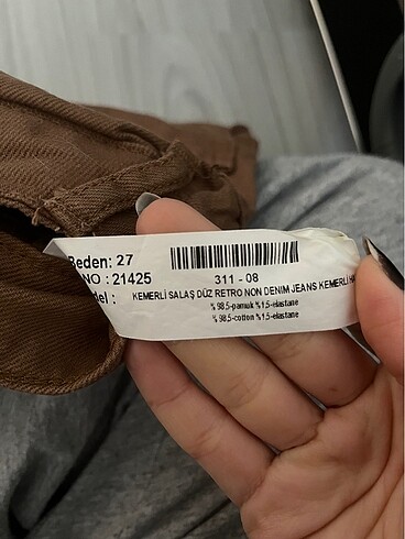 Diğer RETRO DENIM CAMEL JEAN