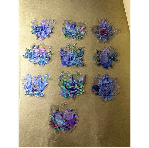 Hologram baskılı Sticker