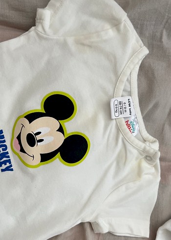 LC Waikiki Mickey Baskılı Bebek Kısa Kollu Takım