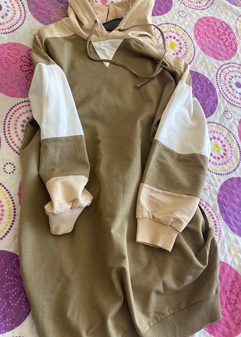 l Beden Bej Uzun Kollu Salaş Spor Tunik