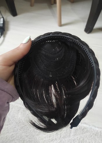 Örgü Modelli Saç Kahkür Peruğu - Görsel 3