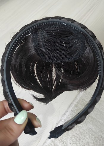 Örgü Modelli Saç Kahkür Peruğu - Görsel 4