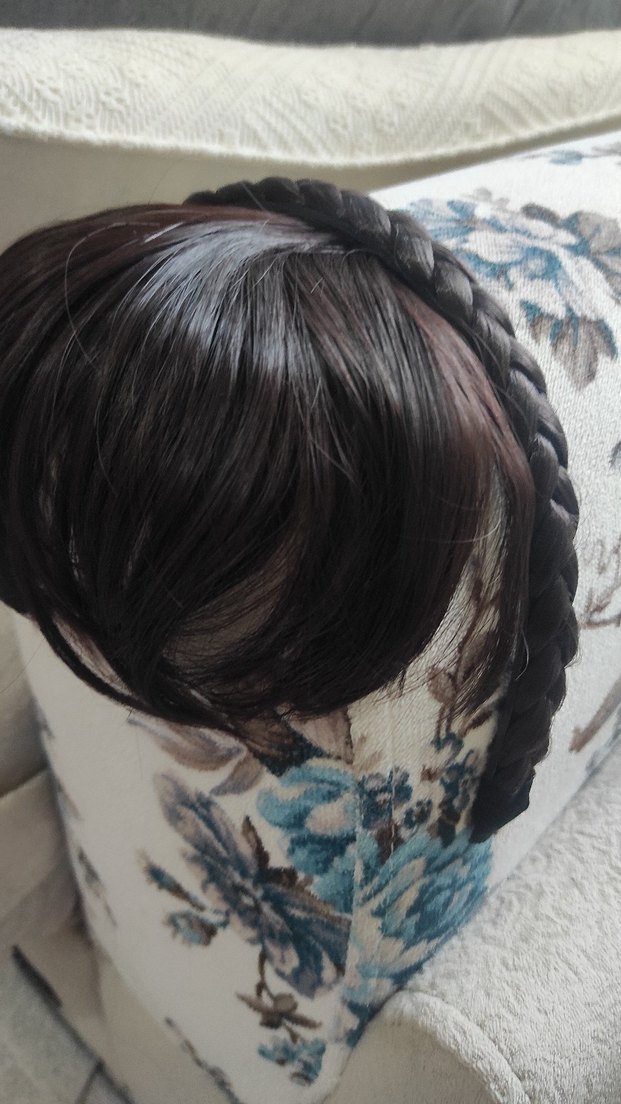 Örgü Modelli Saç Kahkür Peruğu - Görsel 2