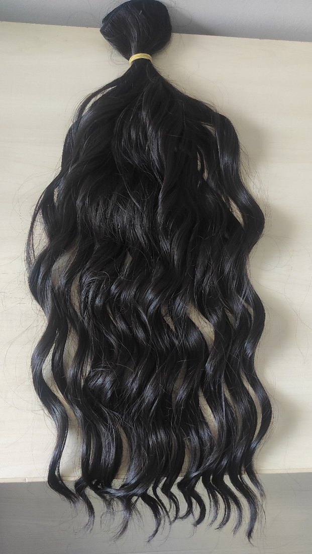 Dalgalı Çıtçıtlı Saç peruğu - Görsel 2