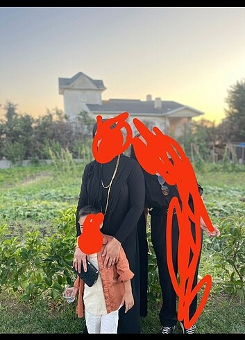 46 Beden Siyah sandy kumaş elbise