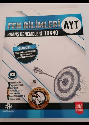 bilgi sarmal ayt fen deneme