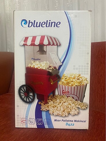 Blueline Mısır Patlatma Makinesi