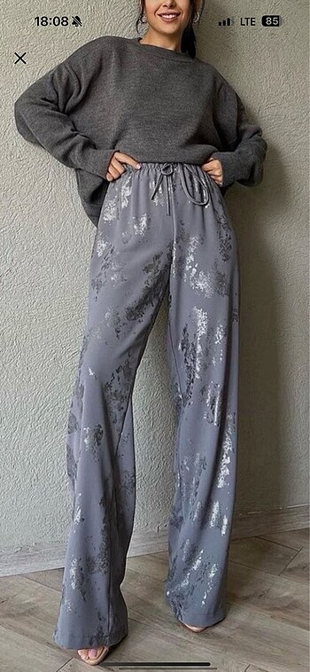 Etiketli palazzo zara model