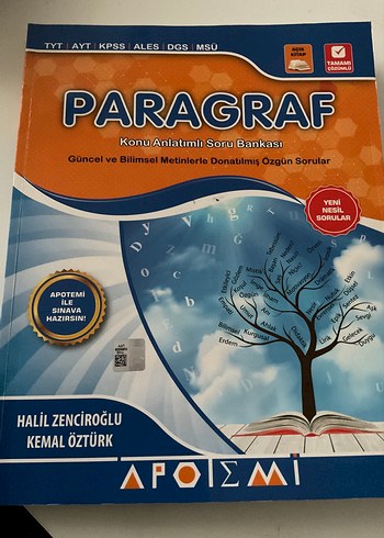 Paragraf Konu Anlatımlı Soru Bankası - APOTEMİ