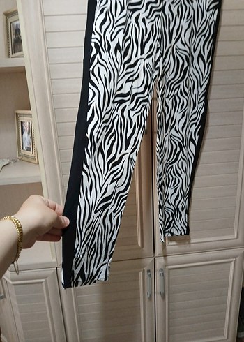 LC Waikiki Kadın Zebra Desenli pijama alt