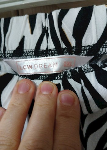 xxl Beden beyaz Renk Kadın Zebra Desenli pijama alt