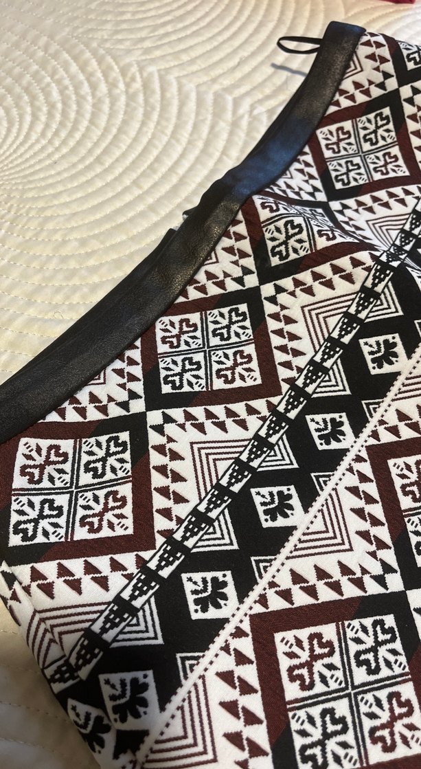 Desenli Bohem Mini Etek - Görsel 2