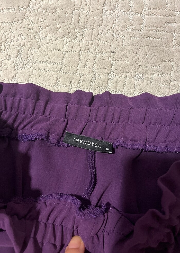 Beli lastikli rahat pantolon - Görsel 3