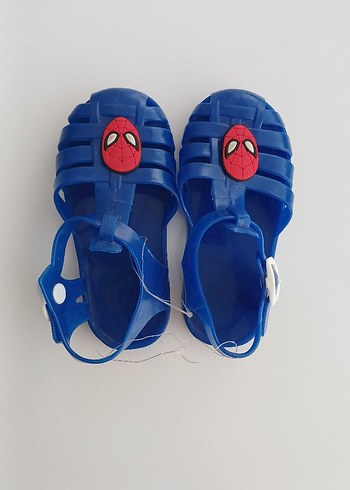 Mavi Örümcek Adam Tokalı Erkek Çocuk Sandalet