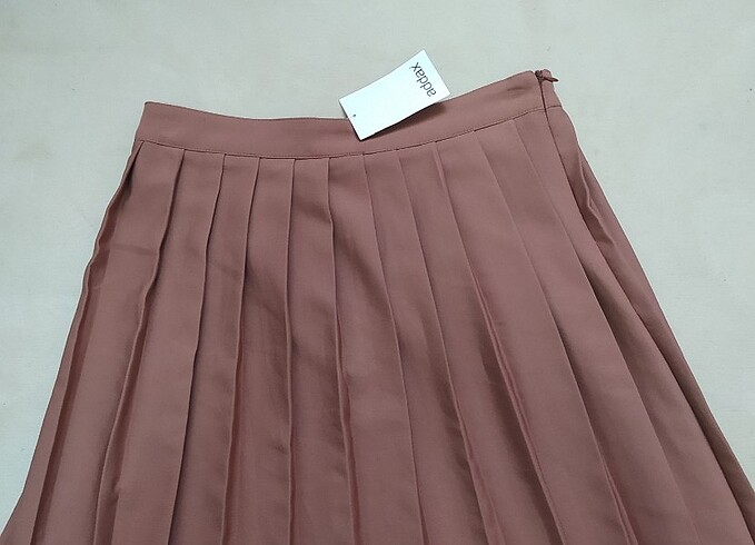 Kahverengi mini etek yeni 