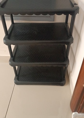 Siyah Çok Katlı Dolap Düzenleyici