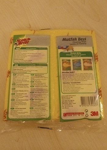 Scotch-Brite Sarı Mutfak Bezi 5'li Paket - Görsel 2