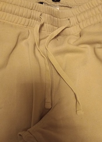 Bej erkek Pamuklu Rahat Kesim Eşofman - Görsel 4