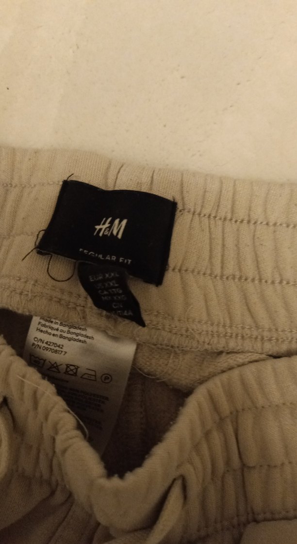 Bej erkek Pamuklu Rahat Kesim Eşofman - Görsel 2