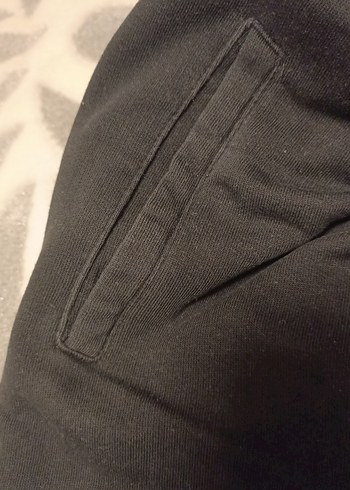 Erkek Rahat Kesim siyah eşofman - Görsel 4