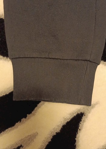 Erkek Rahat Kesim siyah eşofman - Görsel 6