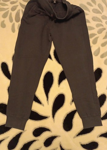 Erkek Rahat Kesim siyah eşofman - Görsel 7