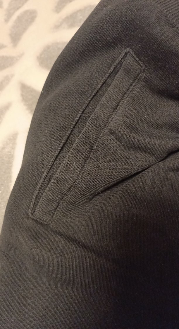 Erkek Rahat Kesim siyah eşofman - Görsel 4
