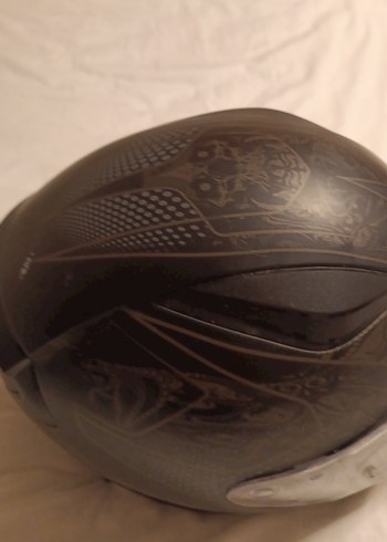 Desenli Siyah LS2 Motosiklet Kaskı XL - Görsel 5